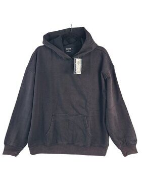 NEW Hollister Black Pullover Hoodie Size Small 100% Cotton